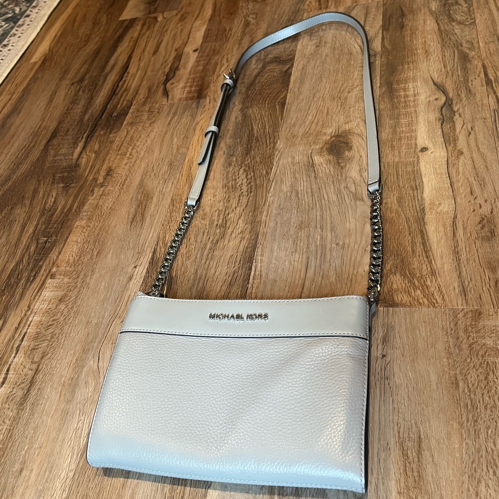 (NEW) Michael Kors Large Kenly Double Zip Crossbody Bag